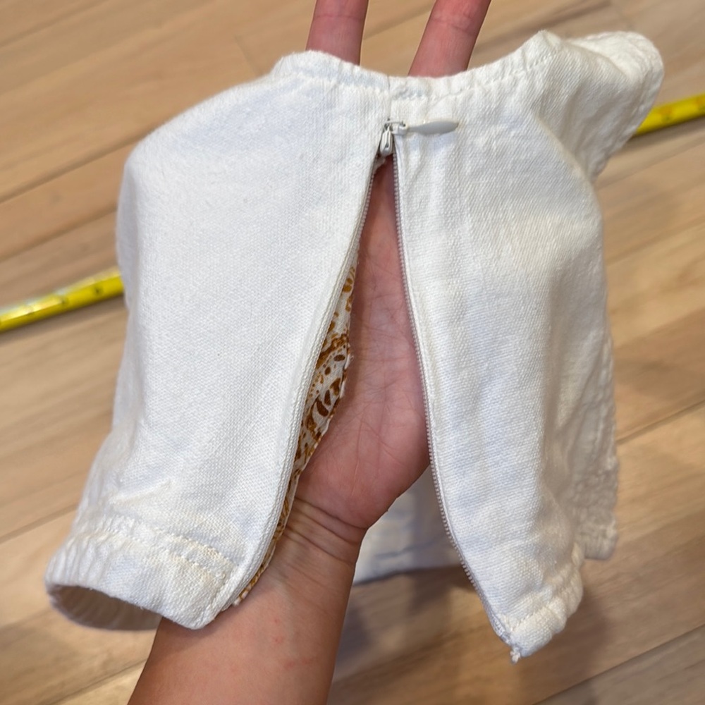 Pilcro White Cropped Tank Top - Picture 9 of 10